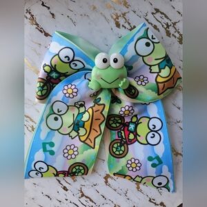 Handmade Keroppi Hairbow